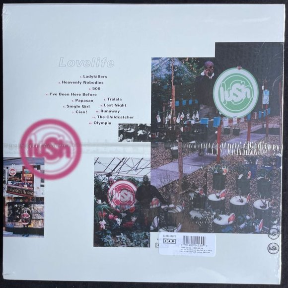 Lush, Lovelife, Limited Edition, Clear Vinyl Record, LP, Reissue, 4AD, 2023, NEW - Picture 3 of 3